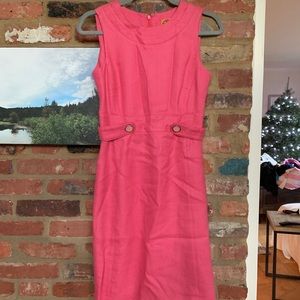 Tory Burch below-the-knee linen/cotton dress